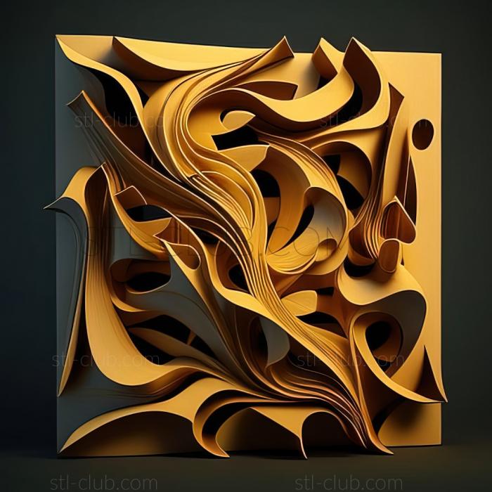 3D model st Lyrical Abstraction (STL)